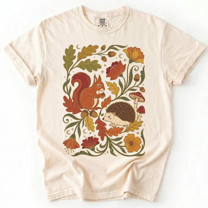 Autumn Woodland Vintage Washed T-Shirt
