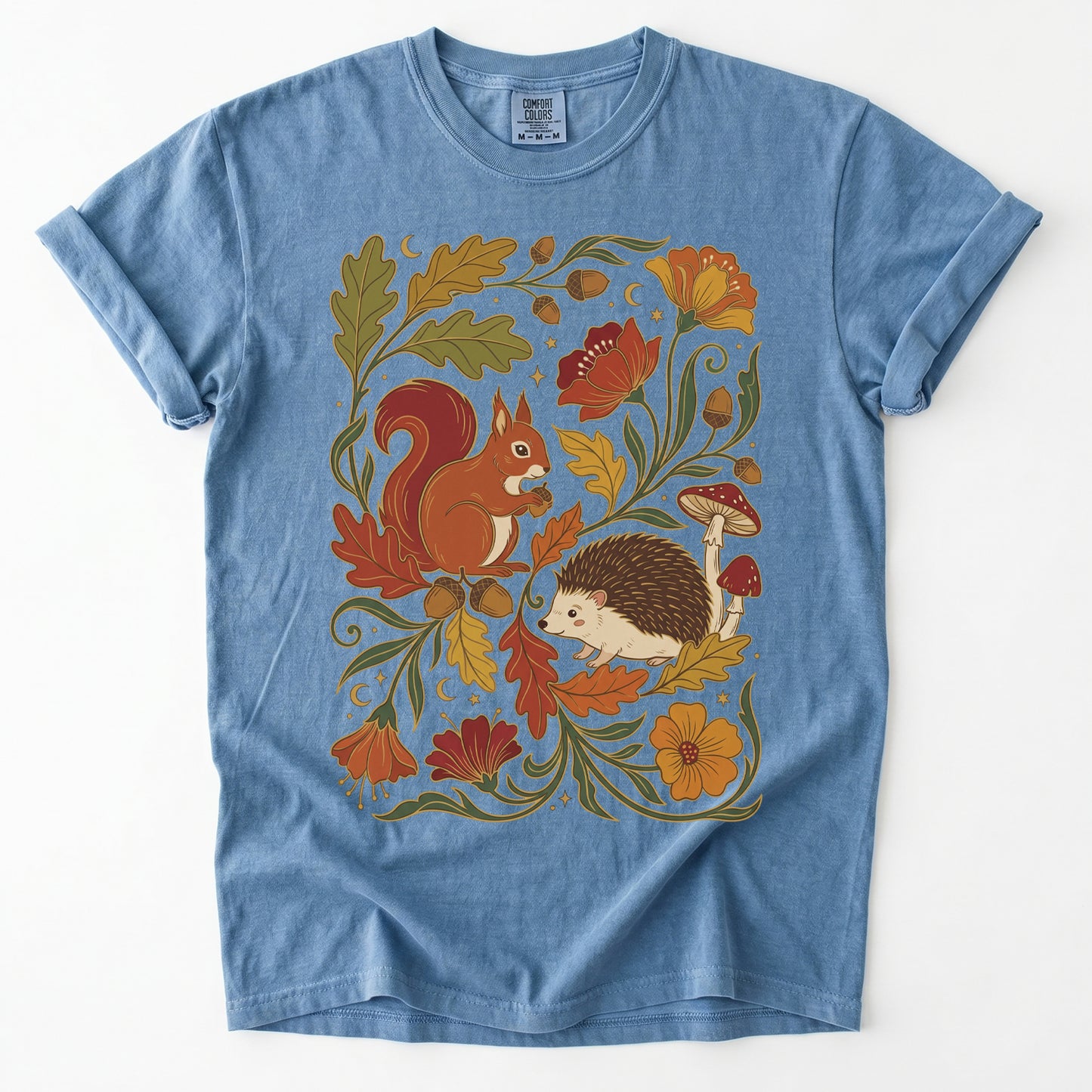 Autumn Woodland Vintage Washed T-Shirt