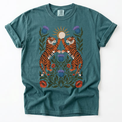 Celestial Tigers Heavyweight T-Shirt