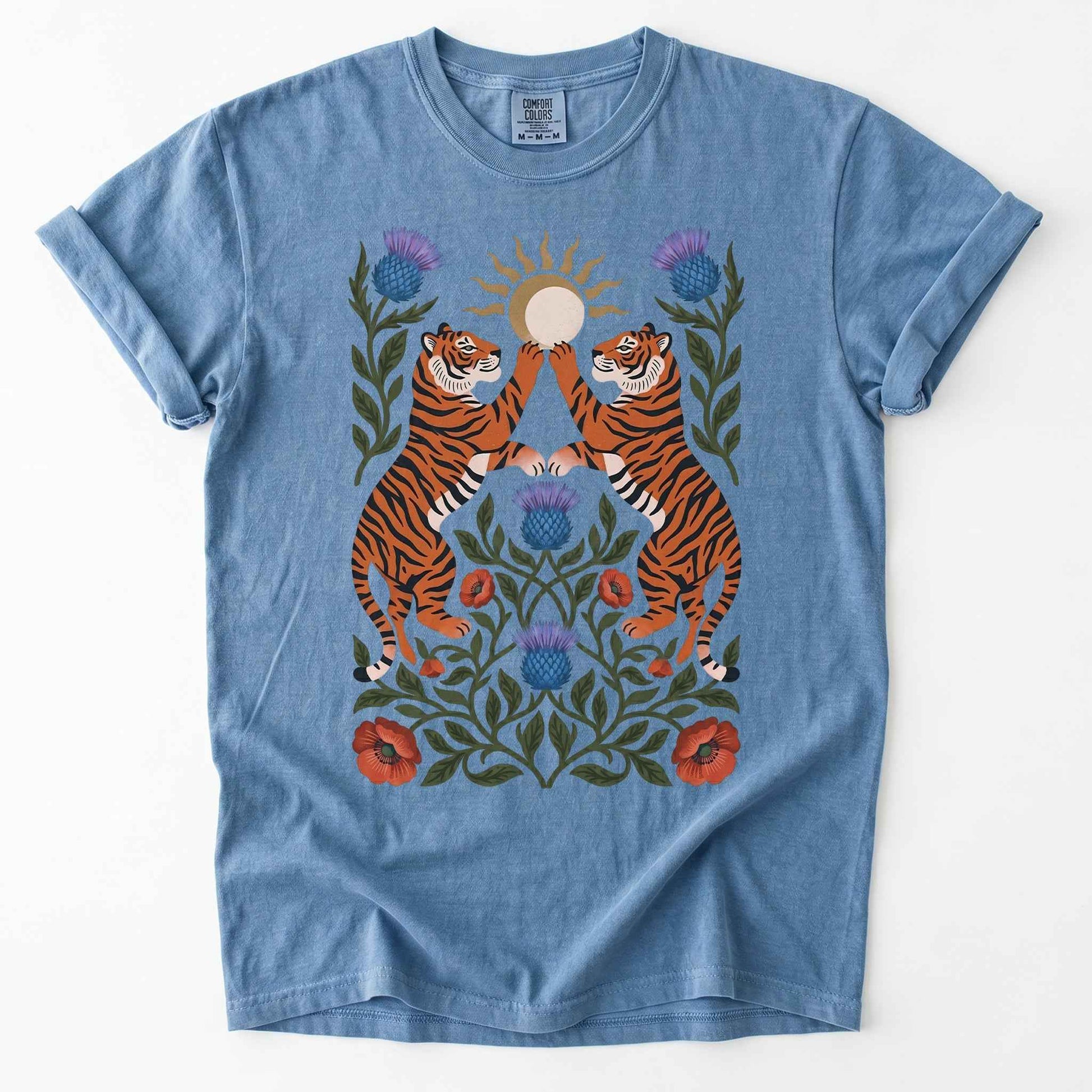 Celestial Tigers Heavyweight T-Shirt