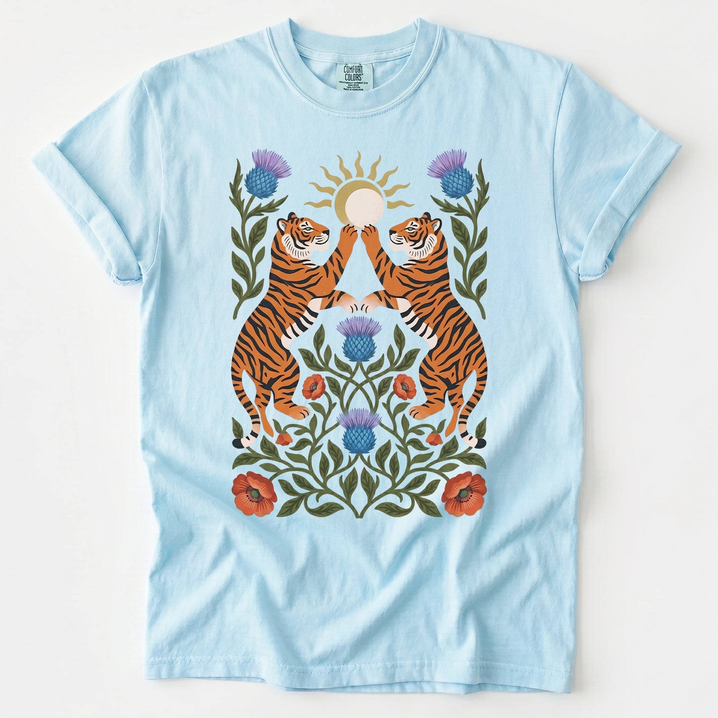 Celestial Tigers Heavyweight T-Shirt