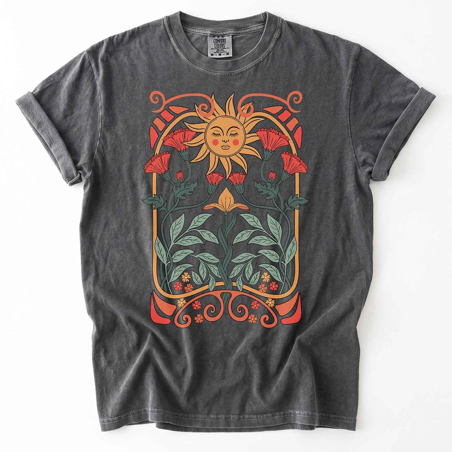 Art Nouveau Garden Heavyweight T-Shirt