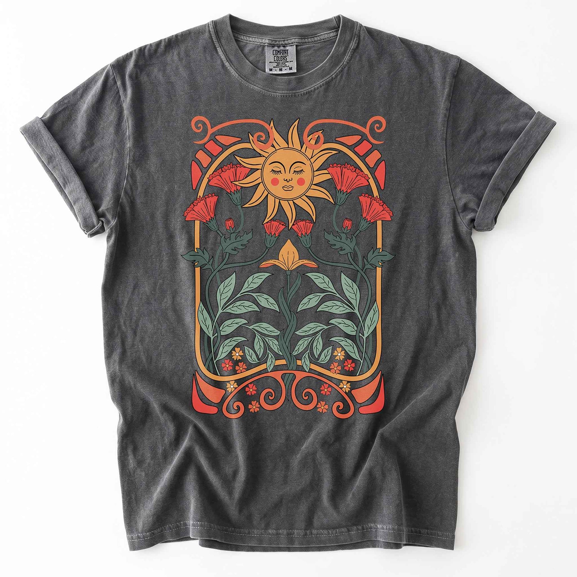 Art Nouveau Garden Heavyweight T-Shirt