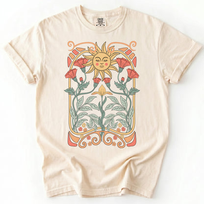 Art Nouveau Garden Heavyweight T-Shirt