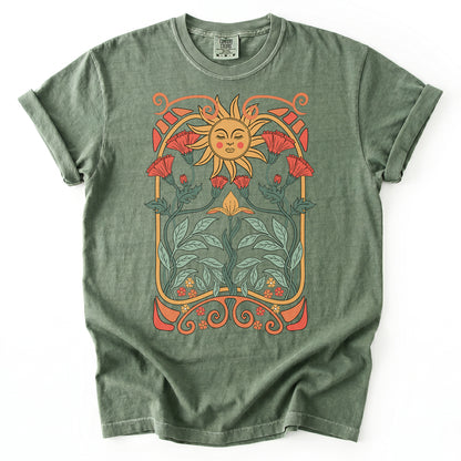 Art Nouveau Garden Heavyweight T-Shirt