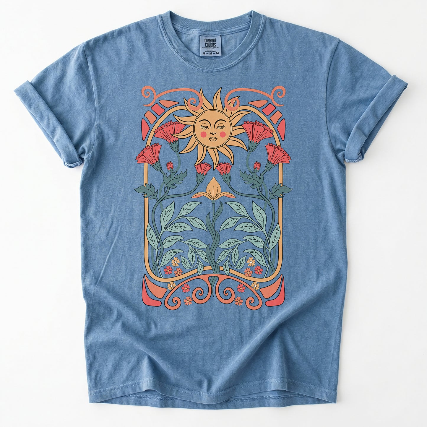 Art Nouveau Garden Heavyweight T-Shirt