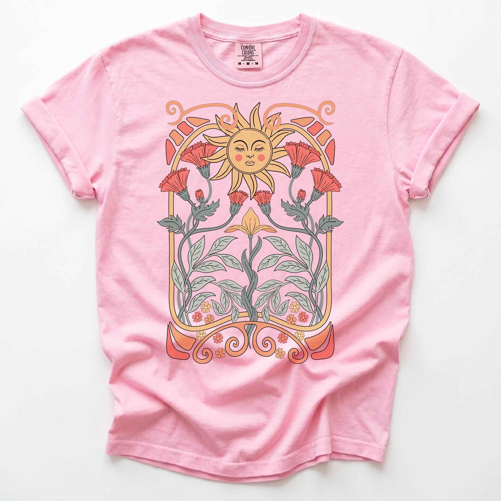 Art Nouveau Garden Heavyweight T-Shirt