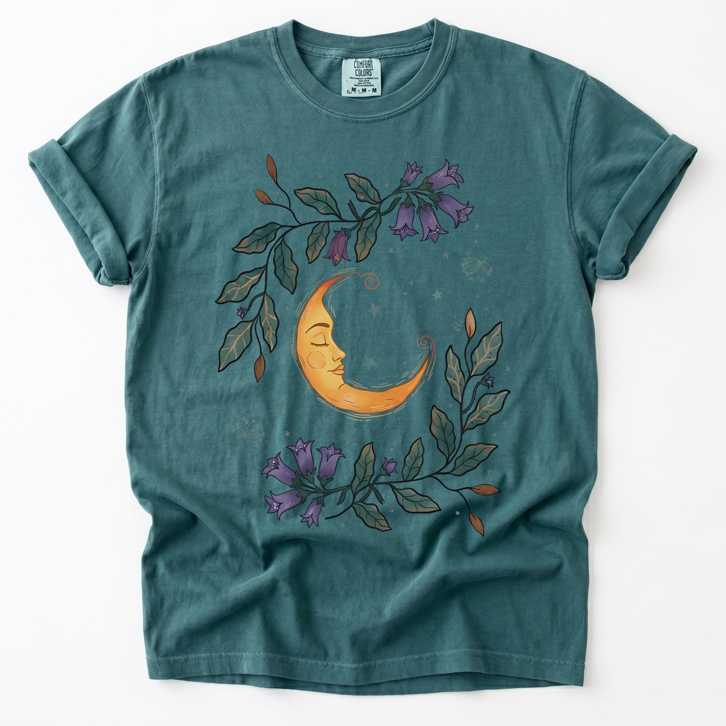 Dreaming Crescent Moon Heavyweight T-Shirt