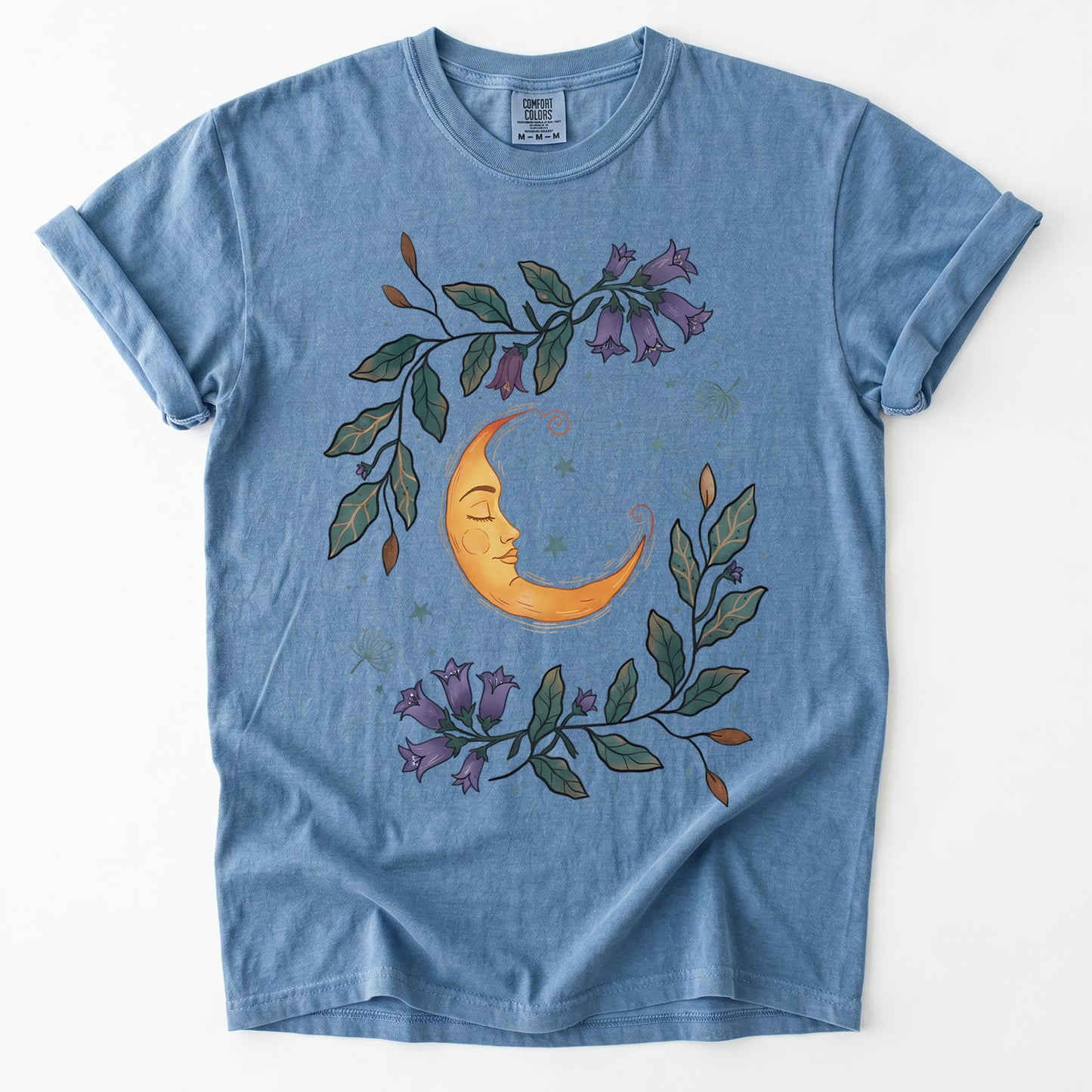 Dreaming Crescent Moon Heavyweight T-Shirt