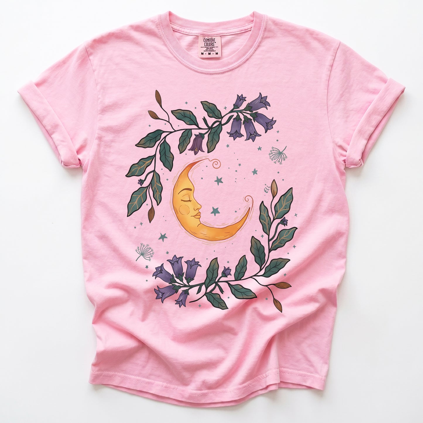 Dreaming Crescent Moon Heavyweight T-Shirt