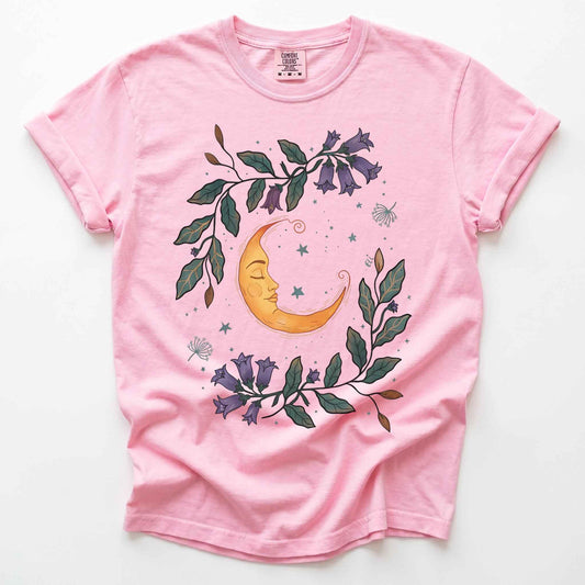 Dreaming Crescent Moon Heavyweight T-Shirt