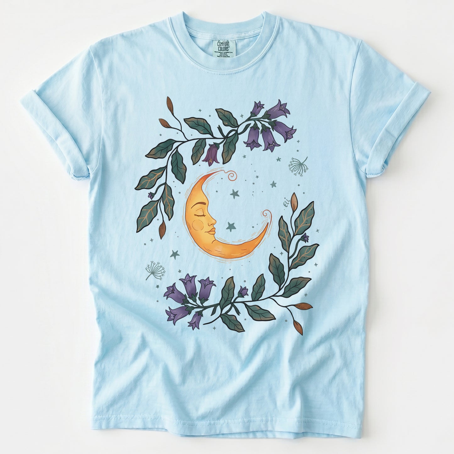 Dreaming Crescent Moon Heavyweight T-Shirt