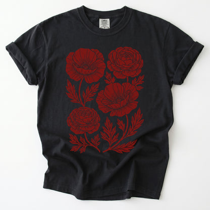 Botanical Blooms Vintage Washed T-Shirt