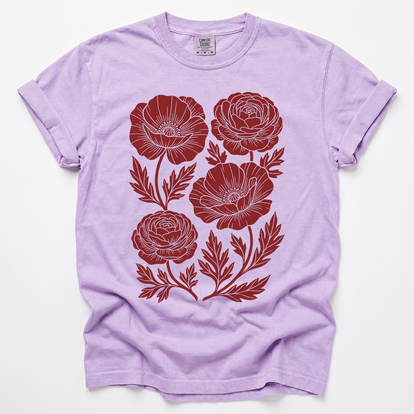 Botanical Blooms Vintage Washed T-Shirt