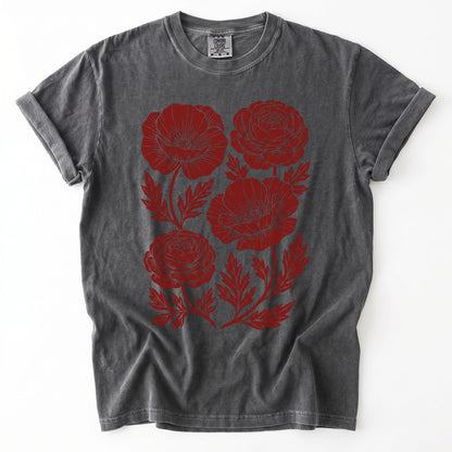 Botanical Blooms Vintage Washed T-Shirt