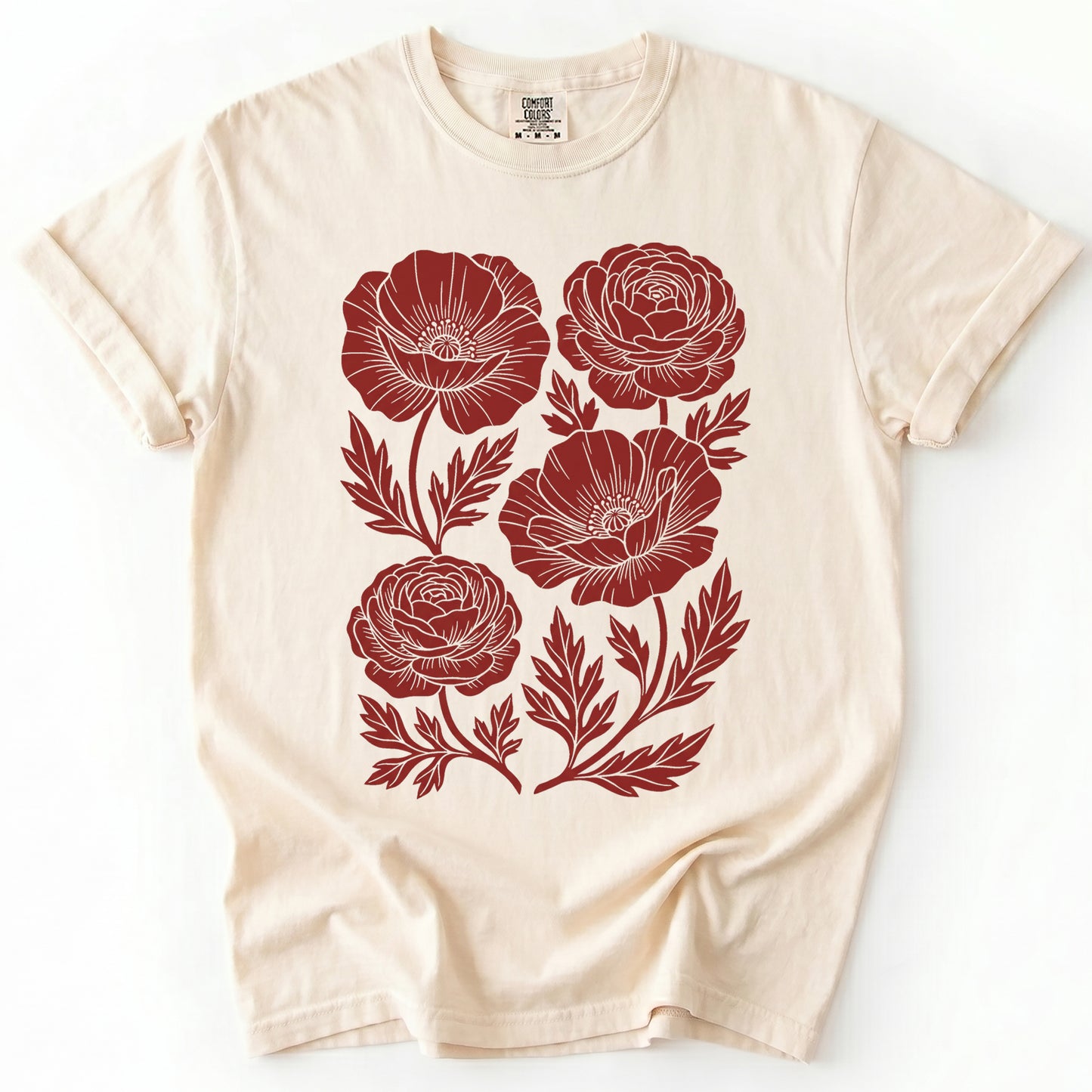 Botanical Blooms Vintage Washed T-Shirt