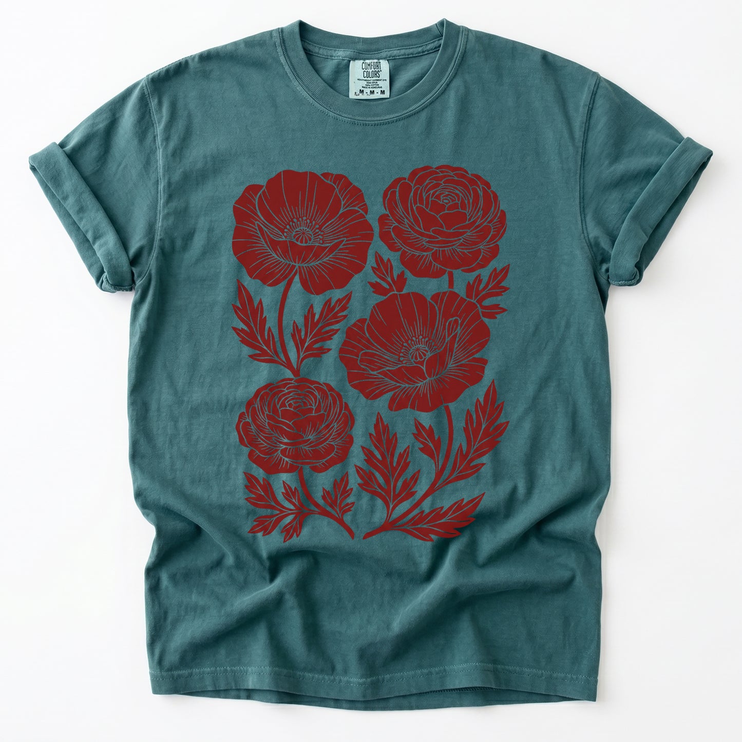 Botanical Blooms Vintage Washed T-Shirt