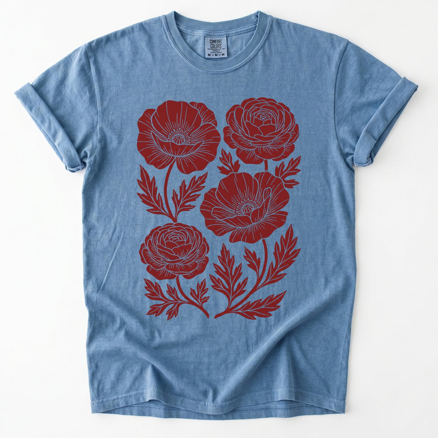 Botanical Blooms Vintage Washed T-Shirt