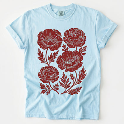 Botanical Blooms Vintage Washed T-Shirt
