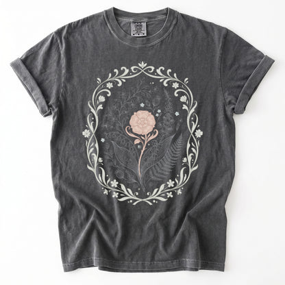 Botanical Frame Vintage Washed T-Shirt