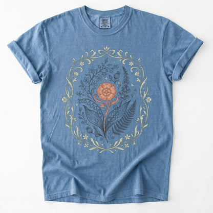 Botanical Frame Vintage Washed T-Shirt