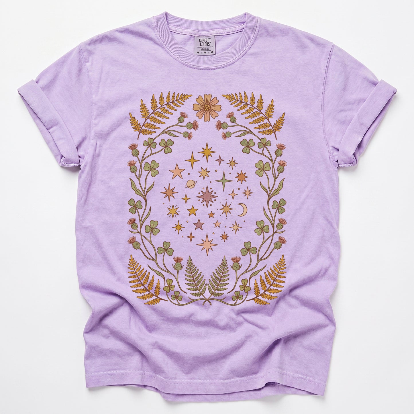 Botanical Starburst Vintage Washed T-Shirt
