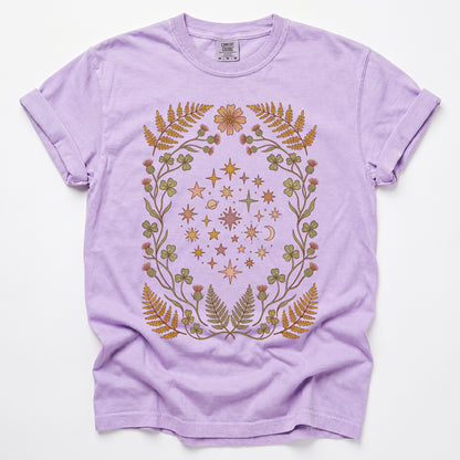 Botanical Starburst Vintage Washed T-Shirt