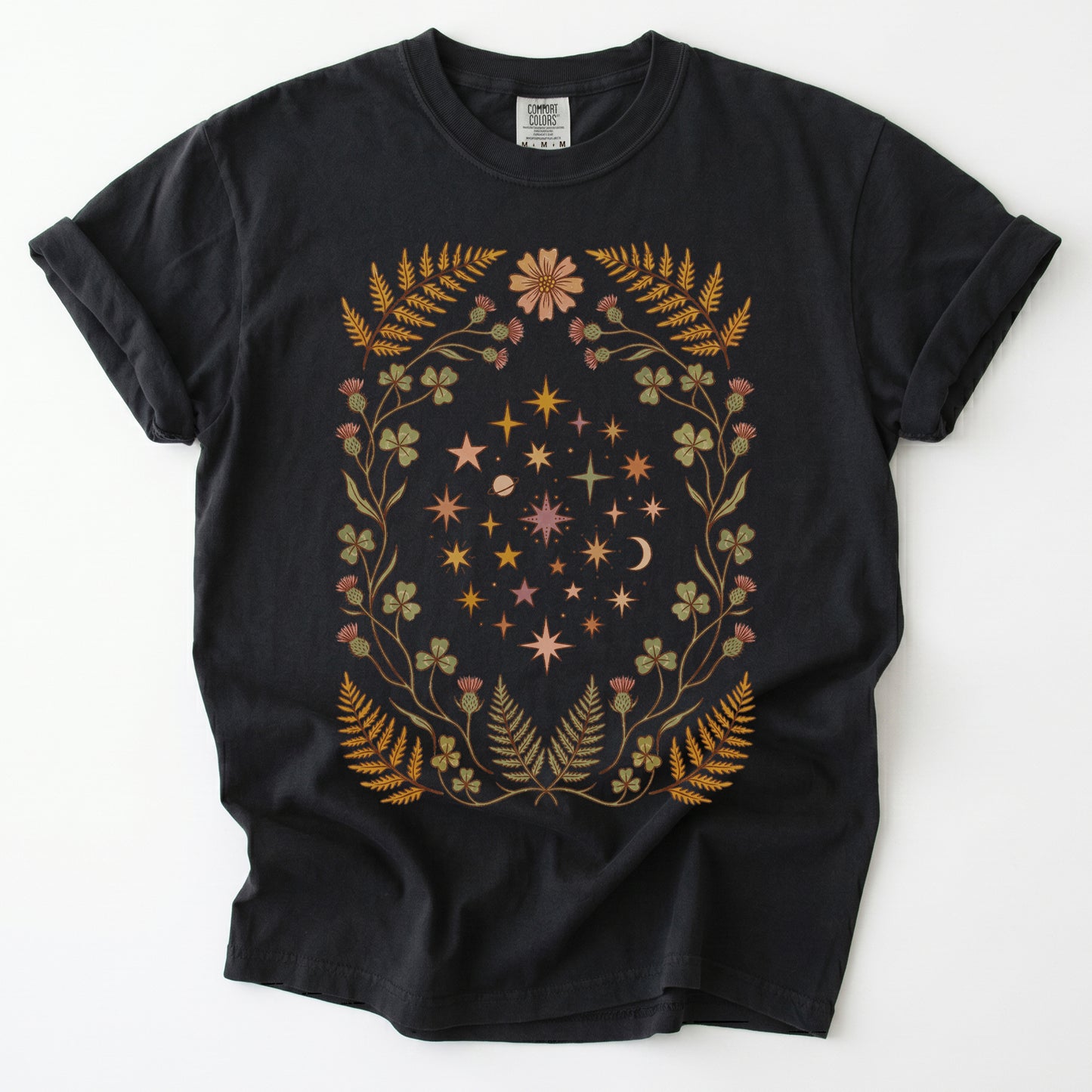 Botanical Starburst Vintage Washed T-Shirt