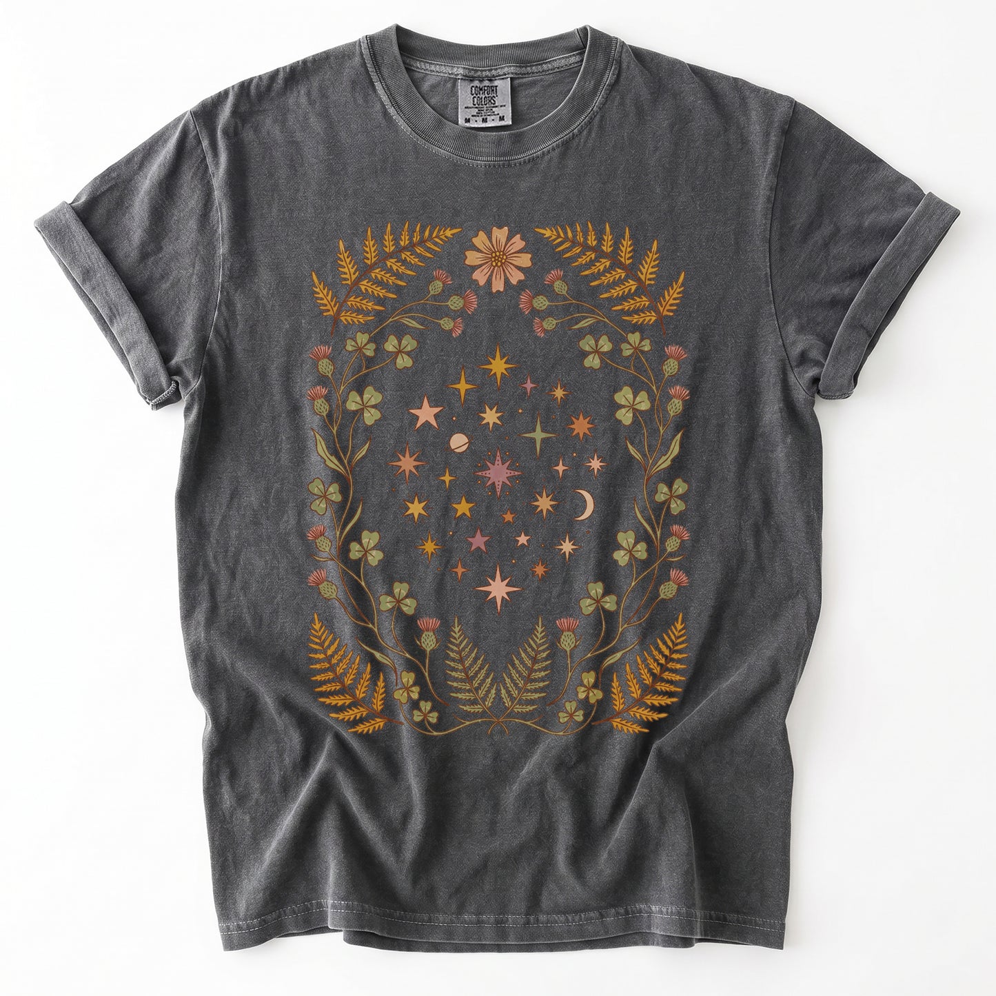 Botanical Starburst Vintage Washed T-Shirt