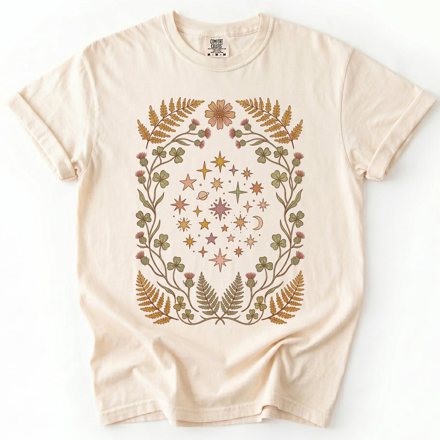 Botanical Starburst Vintage Washed T-Shirt