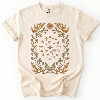 Botanical Starburst Vintage Washed T-Shirt