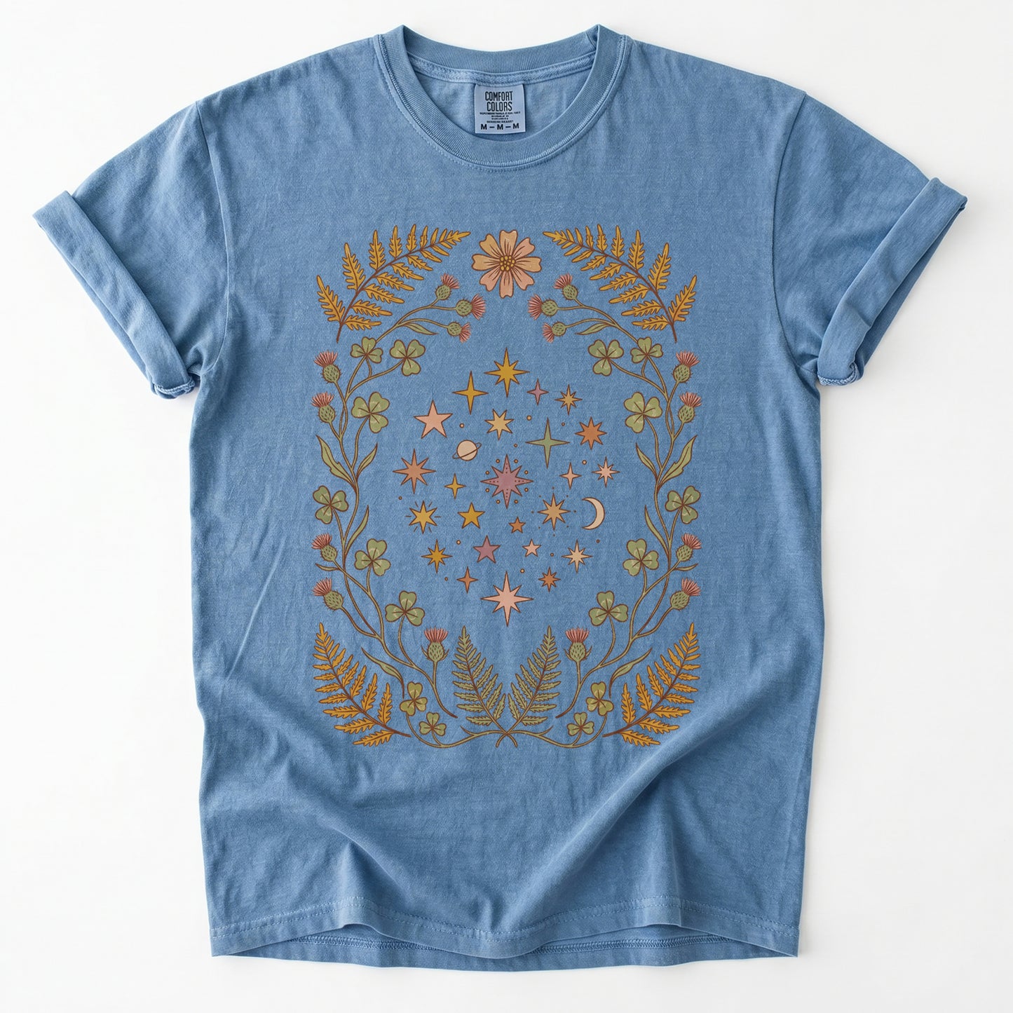 Botanical Starburst Vintage Washed T-Shirt