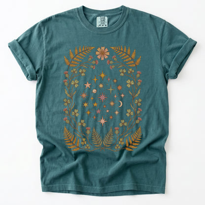 Botanical Starburst Vintage Washed T-Shirt