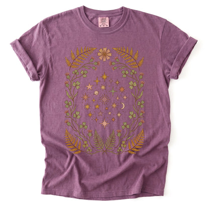 Botanical Starburst Vintage Washed T-Shirt
