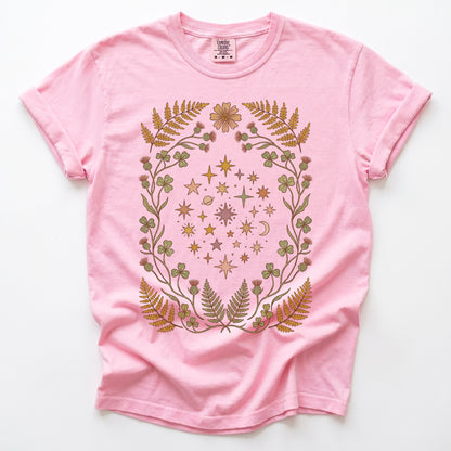 Botanical Starburst Vintage Washed T-Shirt