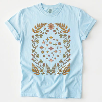 Botanical Starburst Vintage Washed T-Shirt