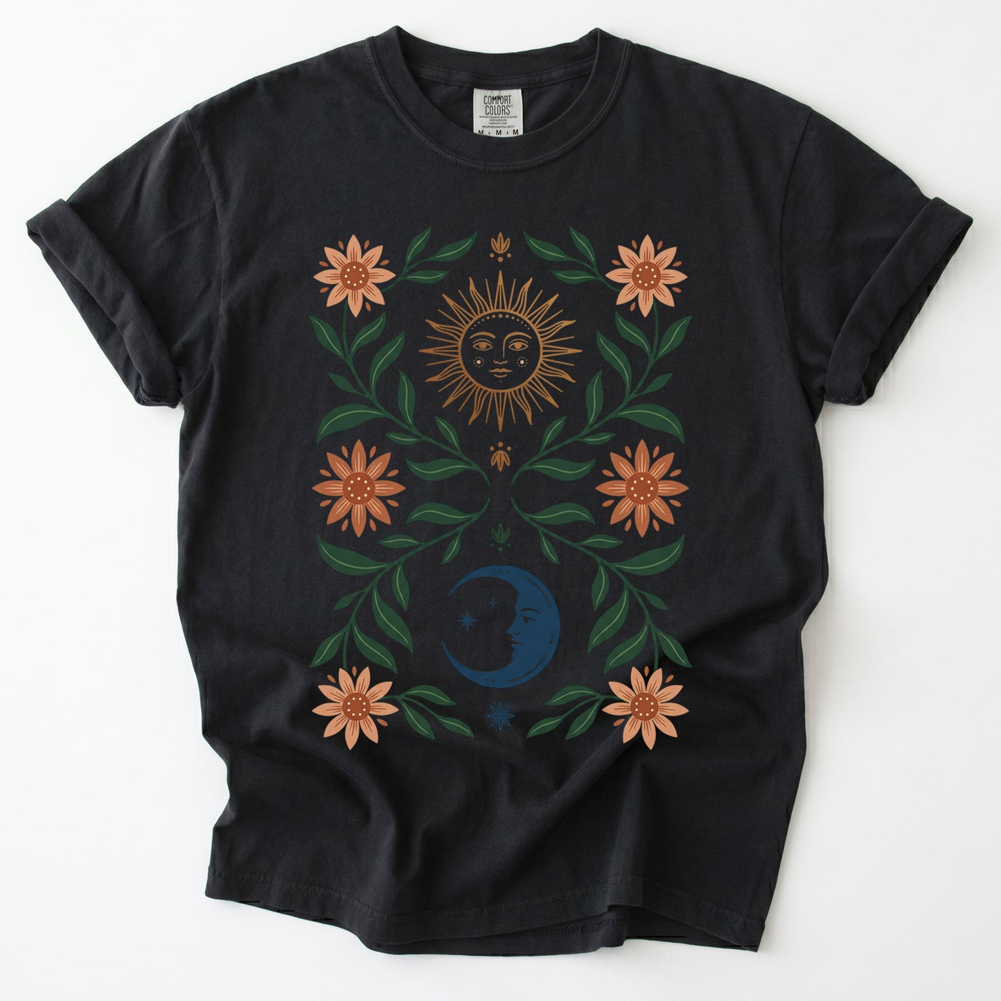 Sun & Moon Botanical Vintage Washed T-Shirt