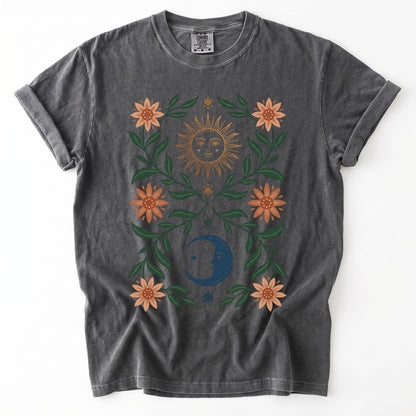 Sun & Moon Botanical Vintage Washed T-Shirt