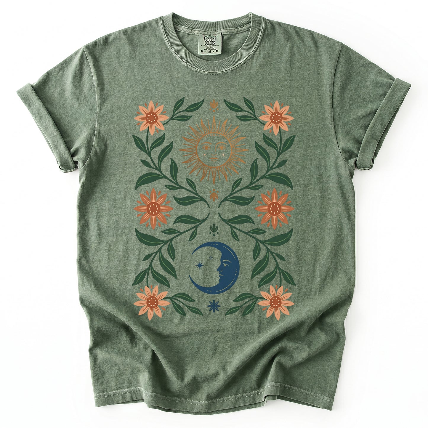 Sun & Moon Botanical Vintage Washed T-Shirt