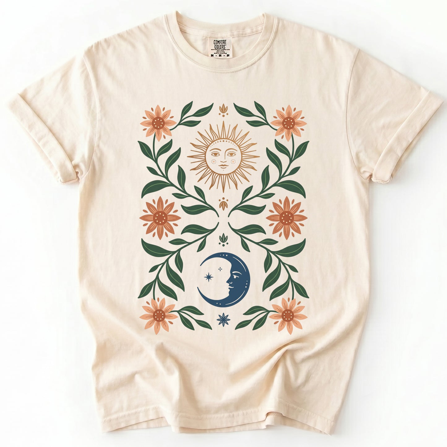 Sun & Moon Botanical Vintage Washed T-Shirt