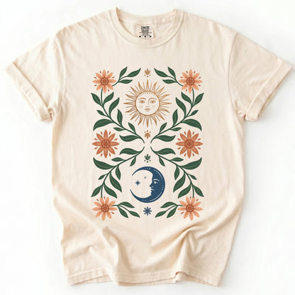 Sun & Moon Botanical Vintage Washed T-Shirt