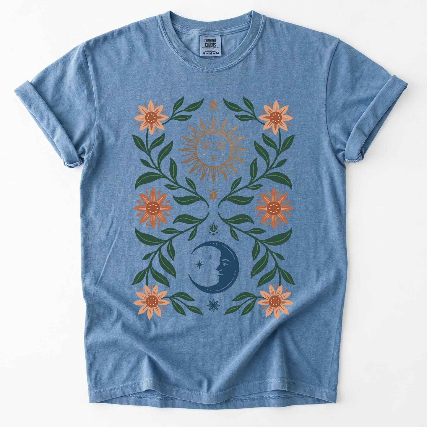 Sun & Moon Botanical Vintage Washed T-Shirt