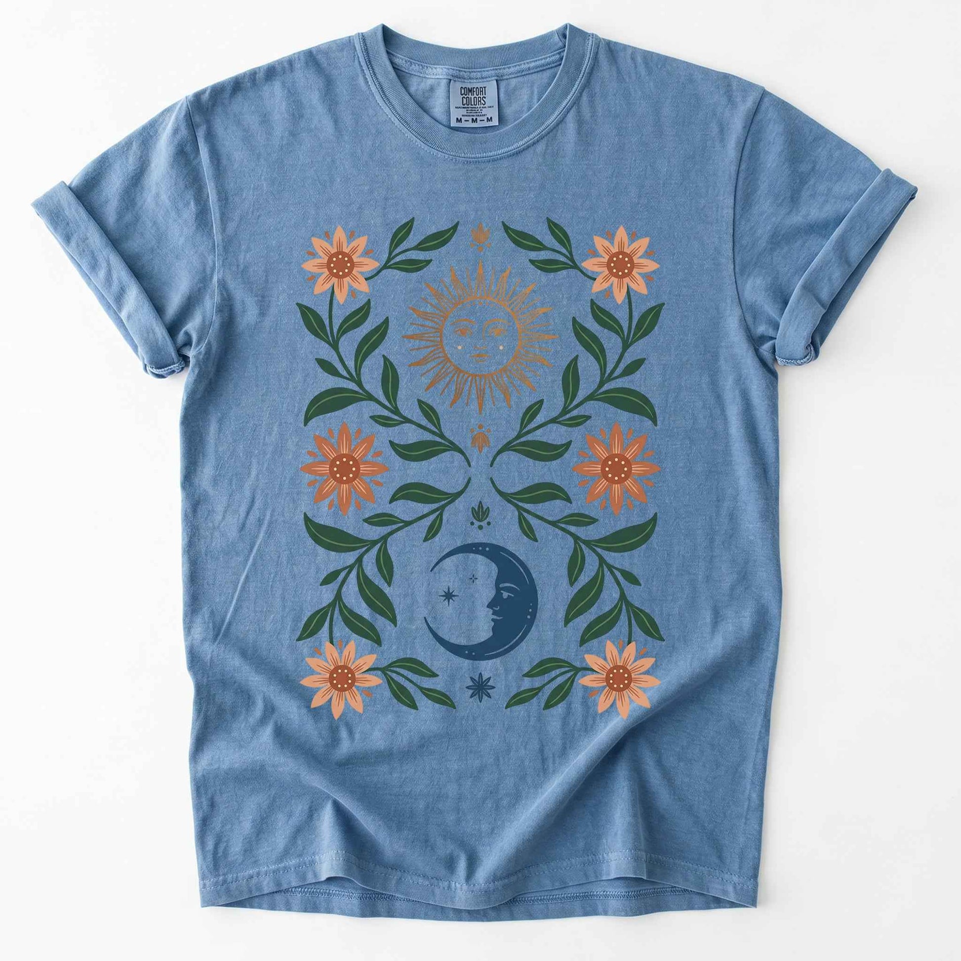 Sun & Moon Botanical Vintage Washed T-Shirt