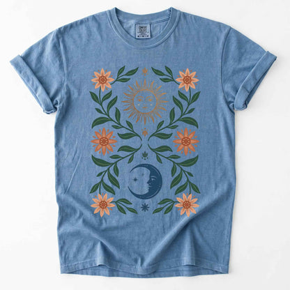 Sun & Moon Botanical Vintage Washed T-Shirt