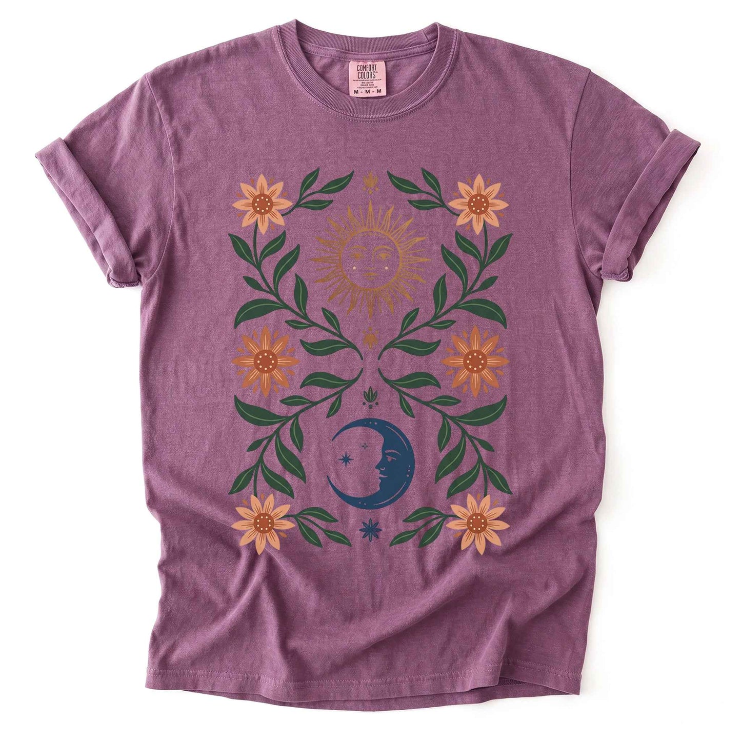 Sun & Moon Botanical Vintage Washed T-Shirt