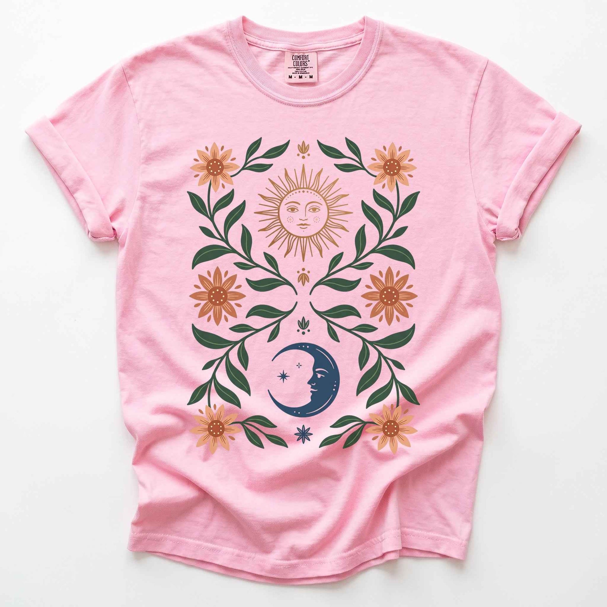Sun & Moon Botanical Vintage Washed T-Shirt