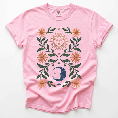 Sun & Moon Botanical Vintage Washed T-Shirt