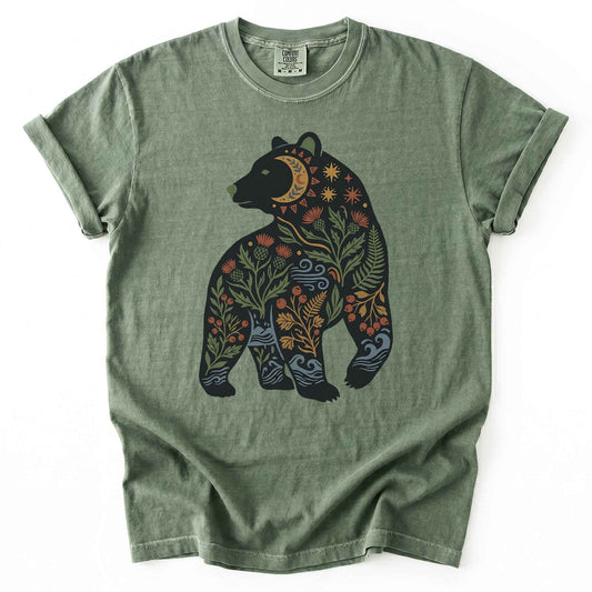Celestial Bear Vintage Washed T-Shirt