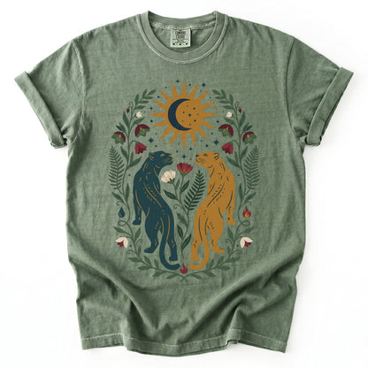 Celestial Felines Vintage Washed T-Shirt