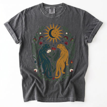 Celestial Felines Vintage Washed T-Shirt